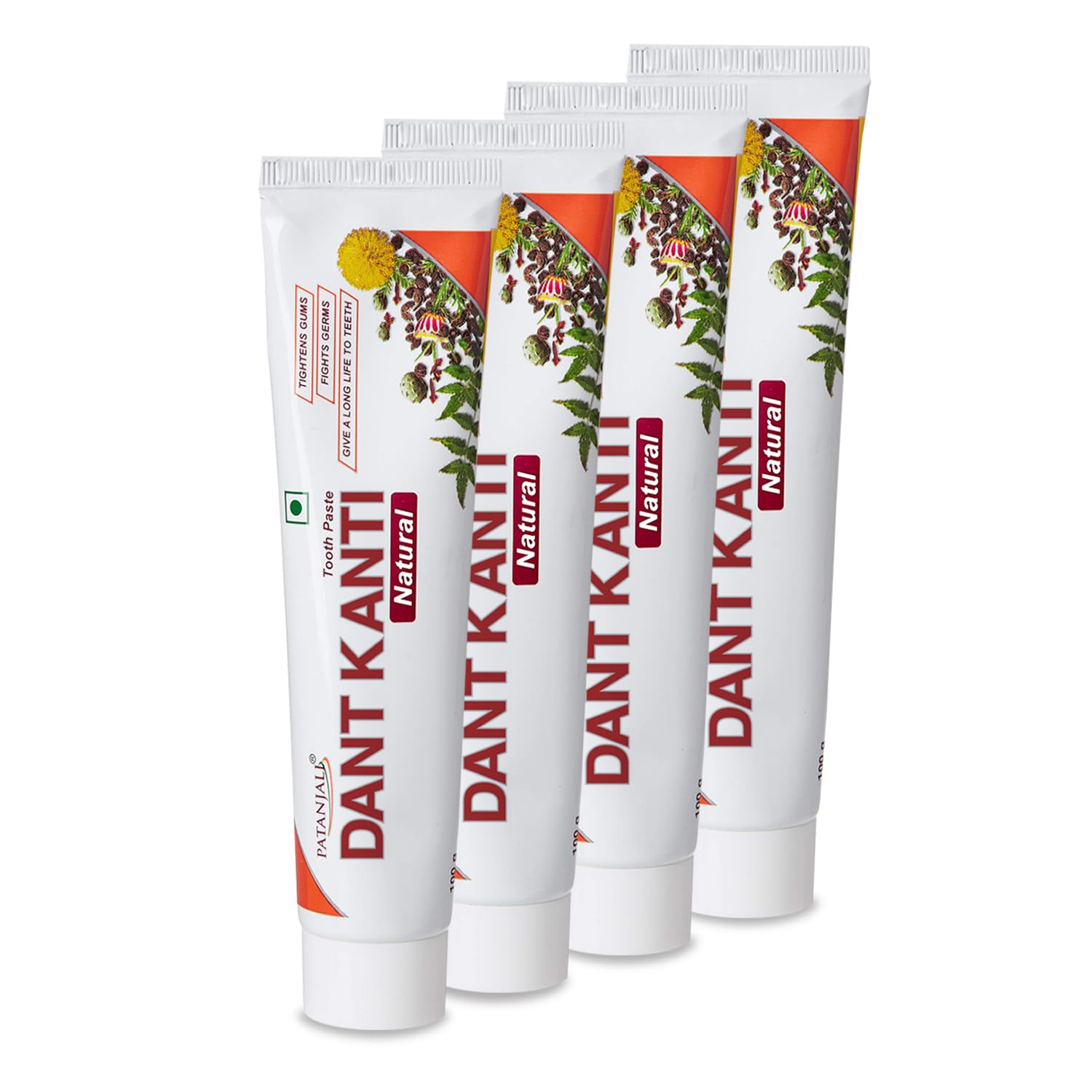Patanjali Dant Kanti Natural Toothpaste 800G (200G X 4)