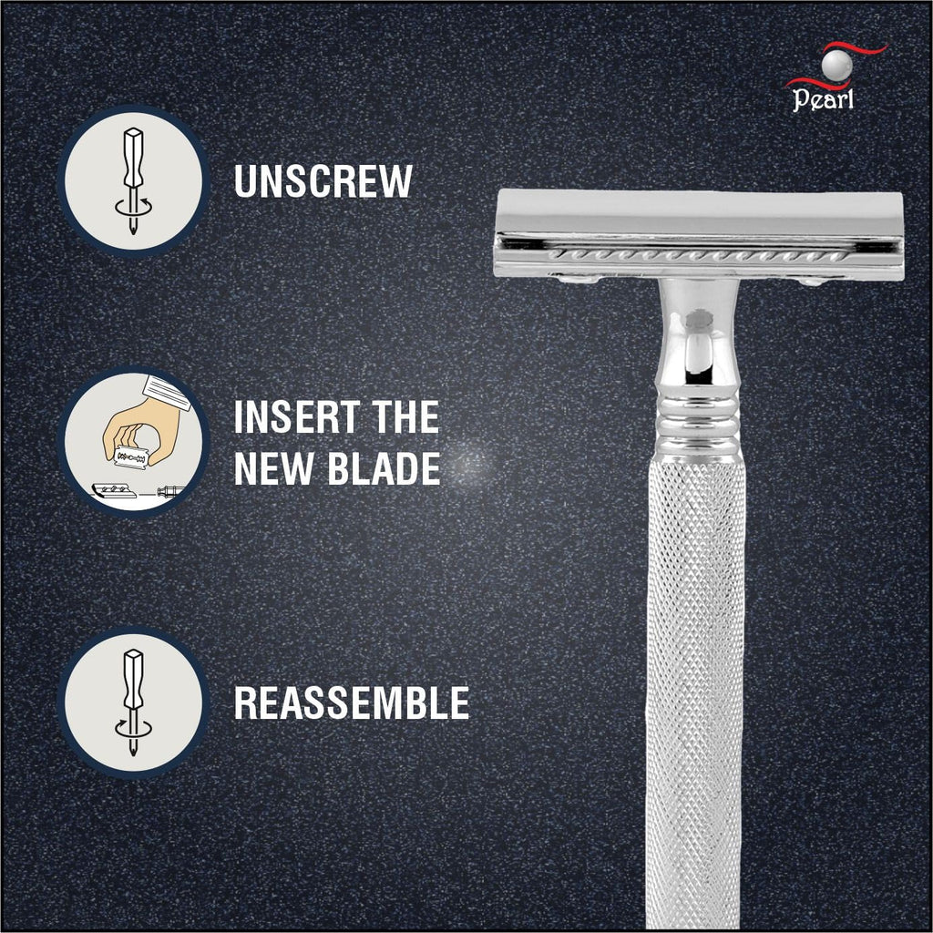 Pearl Shaving Double Edge Safety Razor