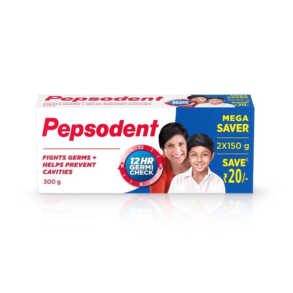 Pepsodent Germicheck Anti cavity Toothpaste 300 gram (150x2)