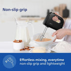 Philips HR3705/10 300 Watt Lightweight Hand Mixer, Blender with 5 speed control