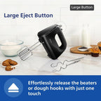 Philips HR3705/10 300 Watt Lightweight Hand Mixer, Blender with 5 speed control