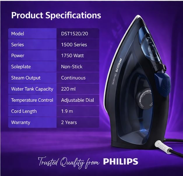 Philips DST1520/20 Steam Iron 1750W