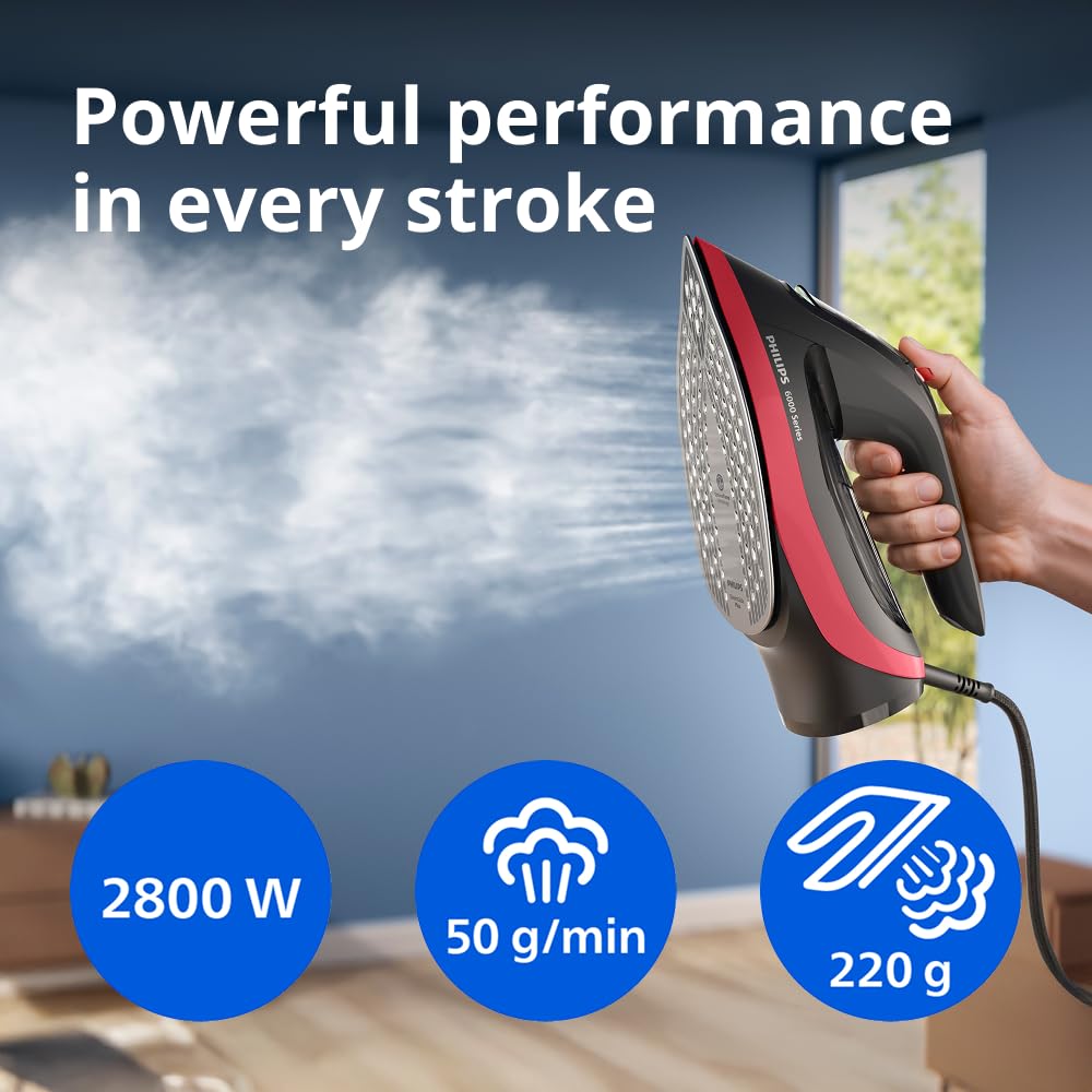 Philips DST6130/40 No Burns Guaranteed Steam iron 2800 W