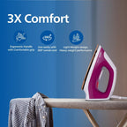 Philips Dry Iron DST0610/30 with 3 year warranty (World No.1 Ironing Brand) Powerful 1000 Watts