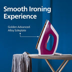Philips Dry Iron DST0610/30 with 3 year warranty (World No.1 Ironing Brand) Powerful 1000 Watts