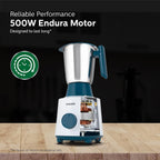Philips HL7535/01 Mixer Grinder, 500W, 3 Jars