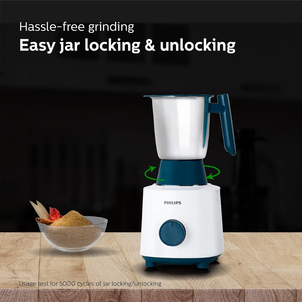 Philips HL7535/01 Mixer Grinder, 500W, 3 Jars