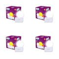Philips Joy Vision Coral Rush 0.5W LED Night Lamp | Soft White Glow | Energy Efficient | Plug-in Prong Design | Ideal for Bedroom, Kids Room & Hallway (White, Pack of 4)