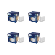 Philips LED SereneShine Plug-in Night Lamp 0.5W | Warm White LED Night Light | Soft Glare-Free Illumination | Energy Efficient | Ideal for Bedroom, Hallway & Kids Room | Pack of 4