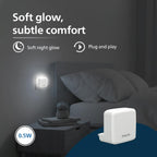 Philips LED SereneShine Plug-in Night Lamp 0.5W | Cool White LED Night Light | Soft Glare-Free Illumination | Energy Efficient | Ideal for Bedroom, Hallway & Kids Room | Pack of 4