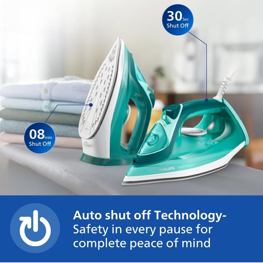 Philips Speed Pro DST3030/70 Steam iron 2400 W Green
