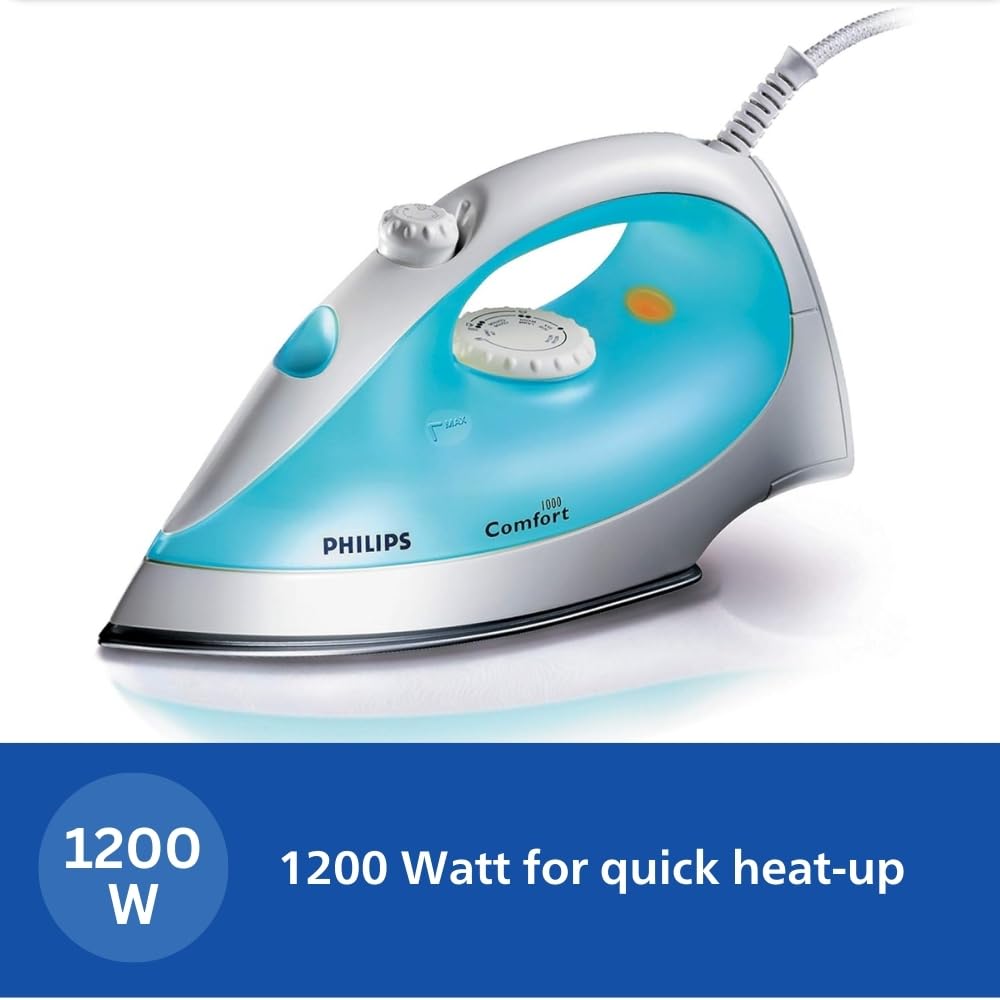 Philips Steam Iron GC1011/01 with 1200 Watts power