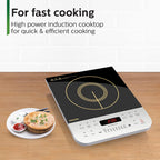 Philips Viva Collection HD4928/01 2100-Watt Induction Cooktop (Black) (Pack of 2)