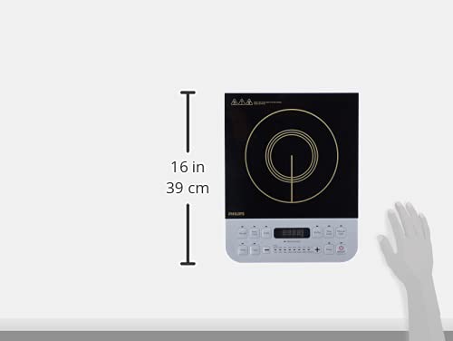 Philips Viva Collection HD4928/01 2100-Watt Induction Cooktop (Black) (Pack of 2)