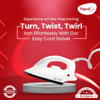 Pigeon Aluminum Ivory 1000 Watts Dry Iron, (Pack Of 1)