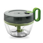 Pigeon  Plastic Mini Handy Pro and Compact Chopper with 3 Blades (400 ml, Grey)