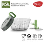 Pigeon  Plastic Mini Handy Pro and Compact Chopper with 3 Blades (400 ml, Grey)