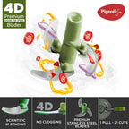 Pigeon  Plastic Mini Handy Pro and Compact Chopper with 3 Blades (400 ml, Grey)