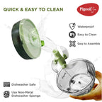 Pigeon  Plastic Mini Handy Pro and Compact Chopper with 3 Blades (400 ml, Grey)