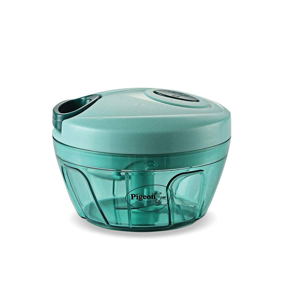 Pigeon Polypropylene Mini Handy and Compact Chopper with 3 Blades for Effortlessly Chopping