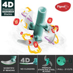 Pigeon Polypropylene Mini Handy and Compact Chopper with 3 Blades for Effortlessly Chopping