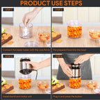 Pigeon Ultra Fast Electric 300 Watts Electric Chopper For Kitchen, Twin Blade Technology, 600 Ml