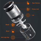 Pigeon Ultra Fast Electric 300 Watts Electric Chopper For Kitchen, Twin Blade Technology, 600 Ml
