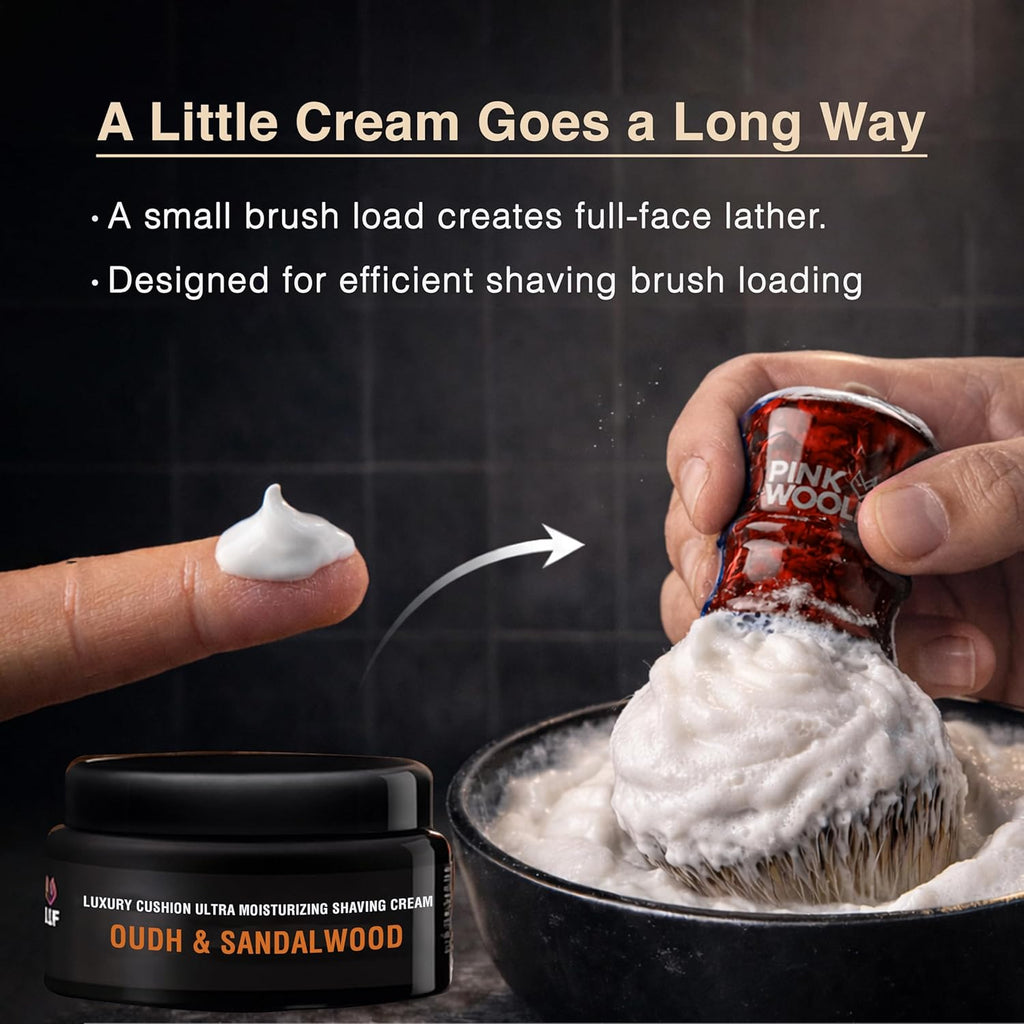 Pink Woolf Shaving Cream for Men 100g