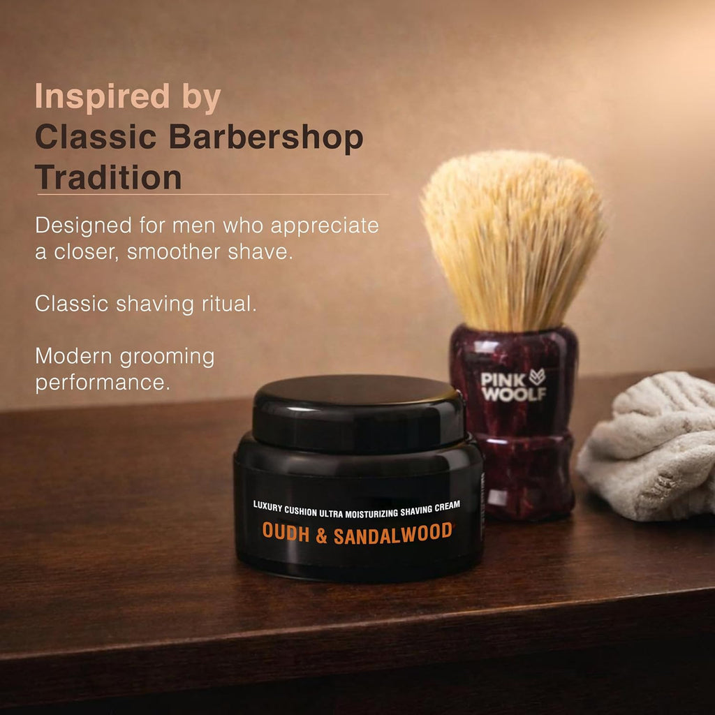 Pink Woolf Shaving Cream for Men 100g
