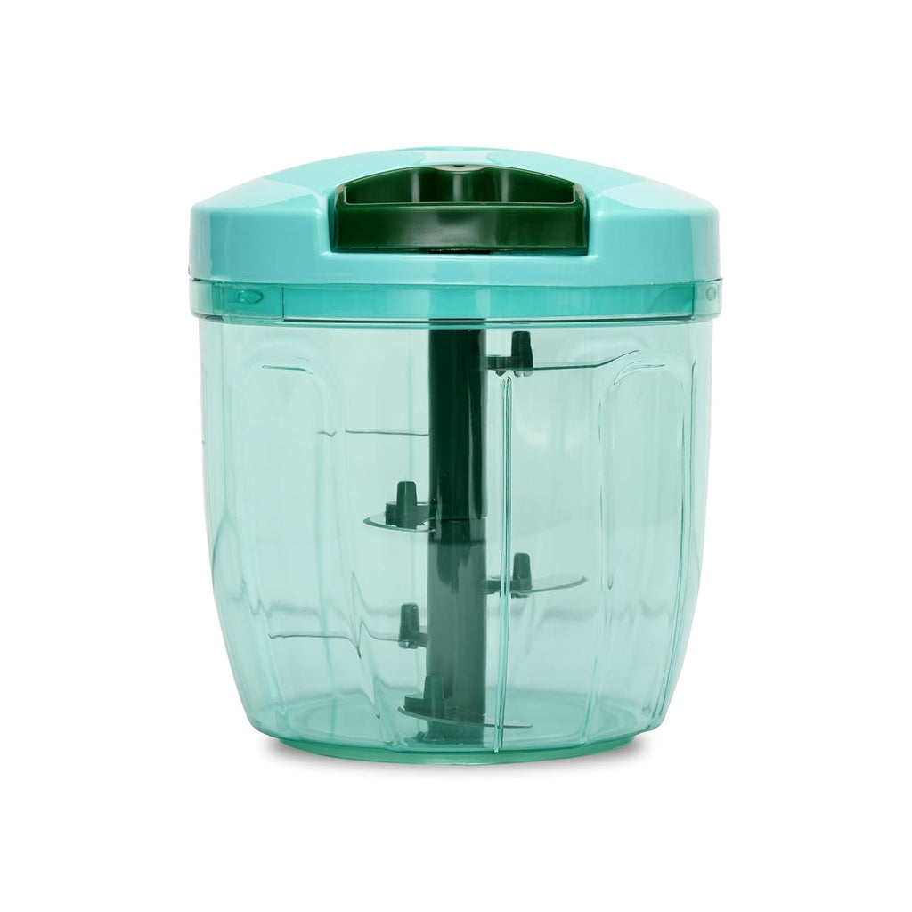 Plastic Manual Vegetable Chopper for Kitchen (Multi Colour) (900 ml)