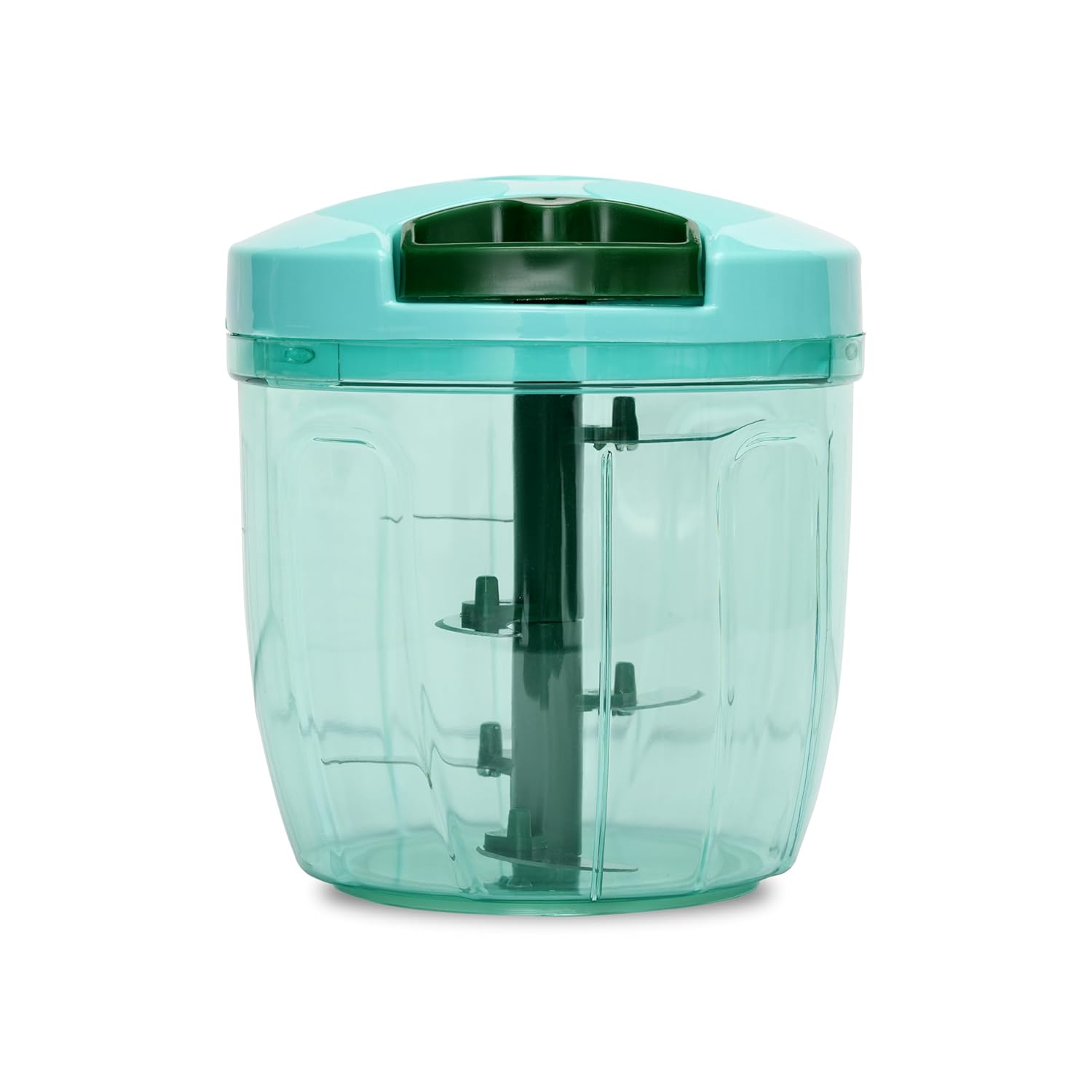 Plastic Manual Vegetable Chopper for Kitchen (Multi Colour) (900 ml)