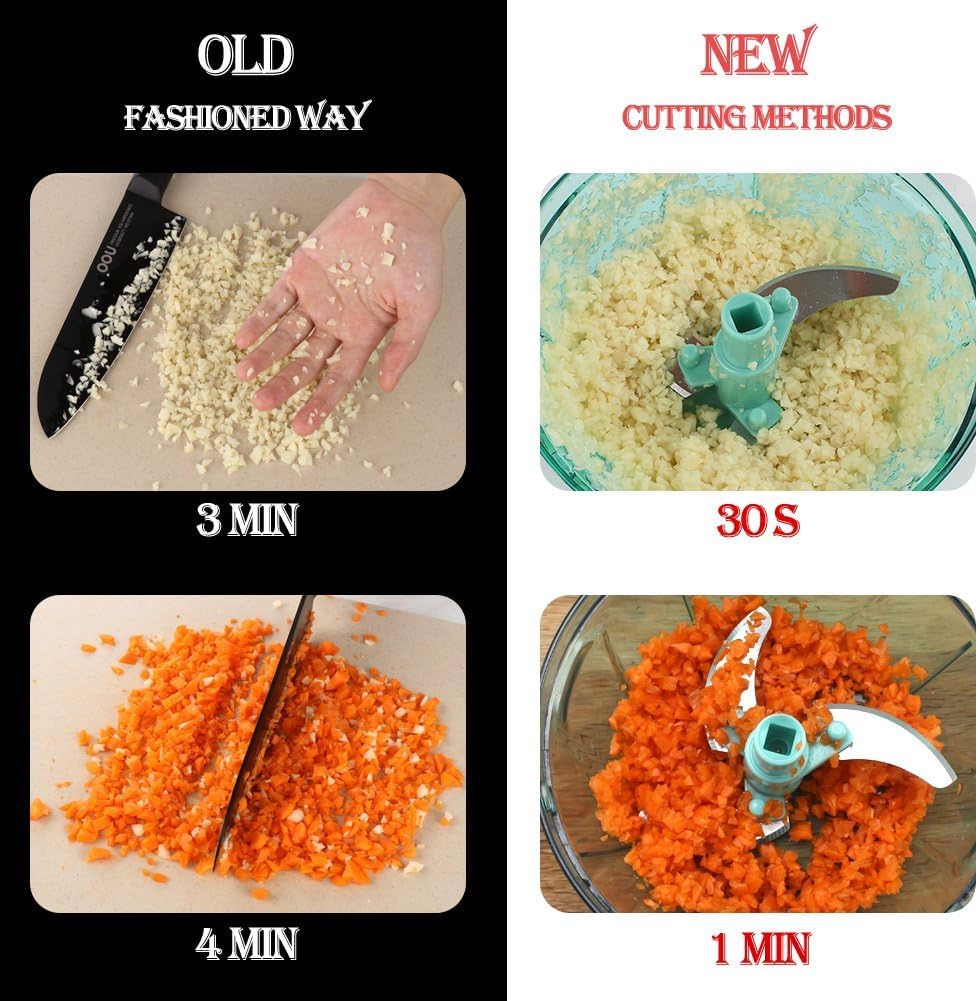 Plastic Manual Vegetable Chopper for Kitchen (Multi Colour) (900 ml)