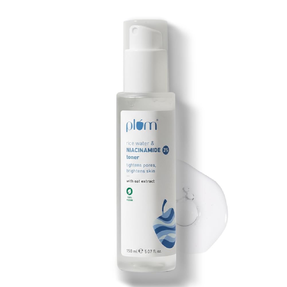 Plum 3% Niacinamide & Rice Water Face Toner 150ml