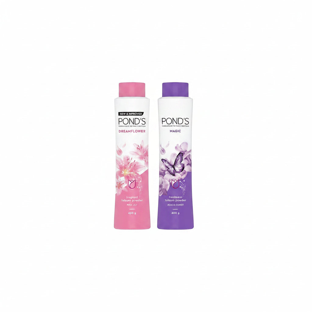 Pond's Dreamflower Fragrant Talcum Powder, Pink Lily, 400 G