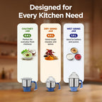 Preethi Diamond 750 Watts Mixer Grinder, 3 Jars (Stainless Steel)