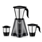 Preethi Tiara 500 Watts Mixer Grinder, 3 Jars (Stainless Steel)