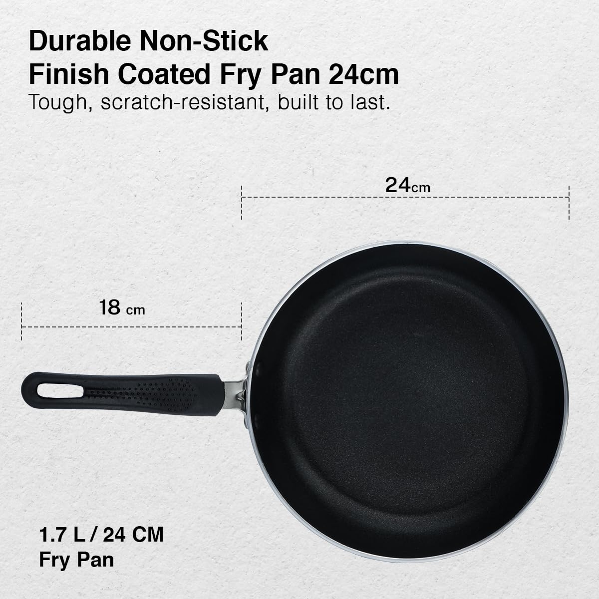 Prestige Aluminium Omega Select Plus IB Non-Stick Fry pan, 24 cm, Multicolour, Medium