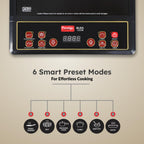 Prestige Induction Cooktop -Bliss 1200 W,Black