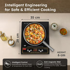 Prestige Induction Cooktop -Bliss 1200 W,Black