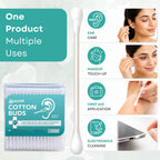 Pure Cotton Buds with Paper Sticks - 200 Counts