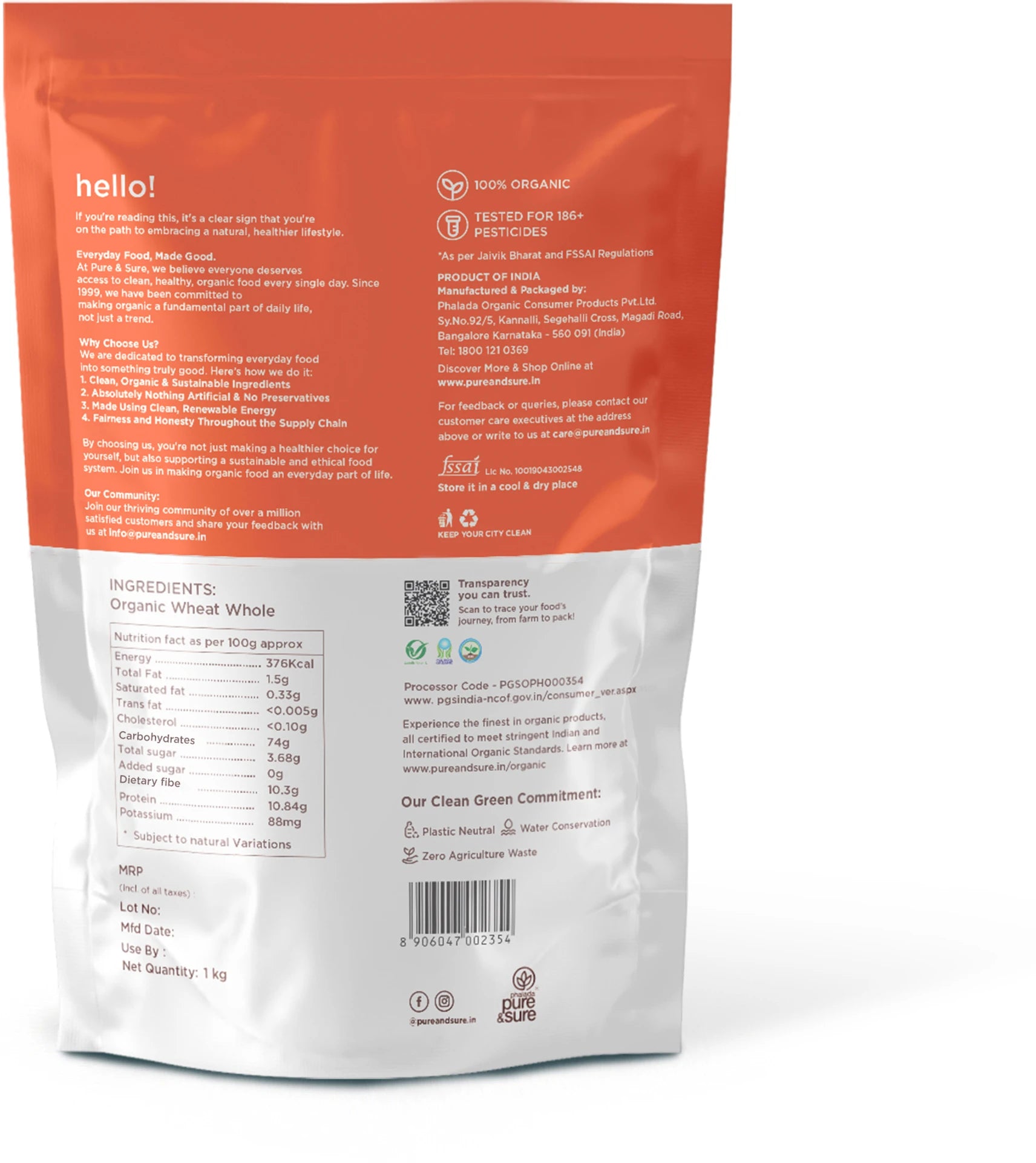 Pure & Sure Organic Maida (1 kg)
