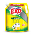 Exo Anti-Bacterial Liquid Dishwash Gel - 1.5L Value Pack| Anti-Bacterial Formula with Ginger & Lemon for Sparkling Clean Utensils |Powered with Bio...