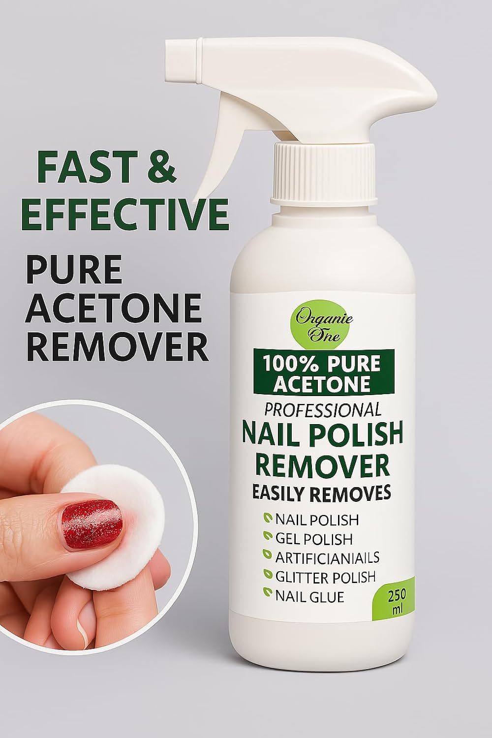 Acetone Nail Polish Remover - 250 ml