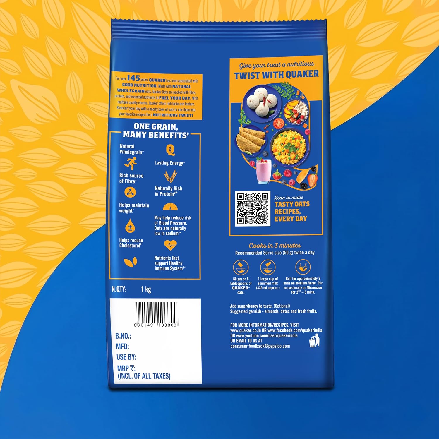 Quaker Oats - 1 kg