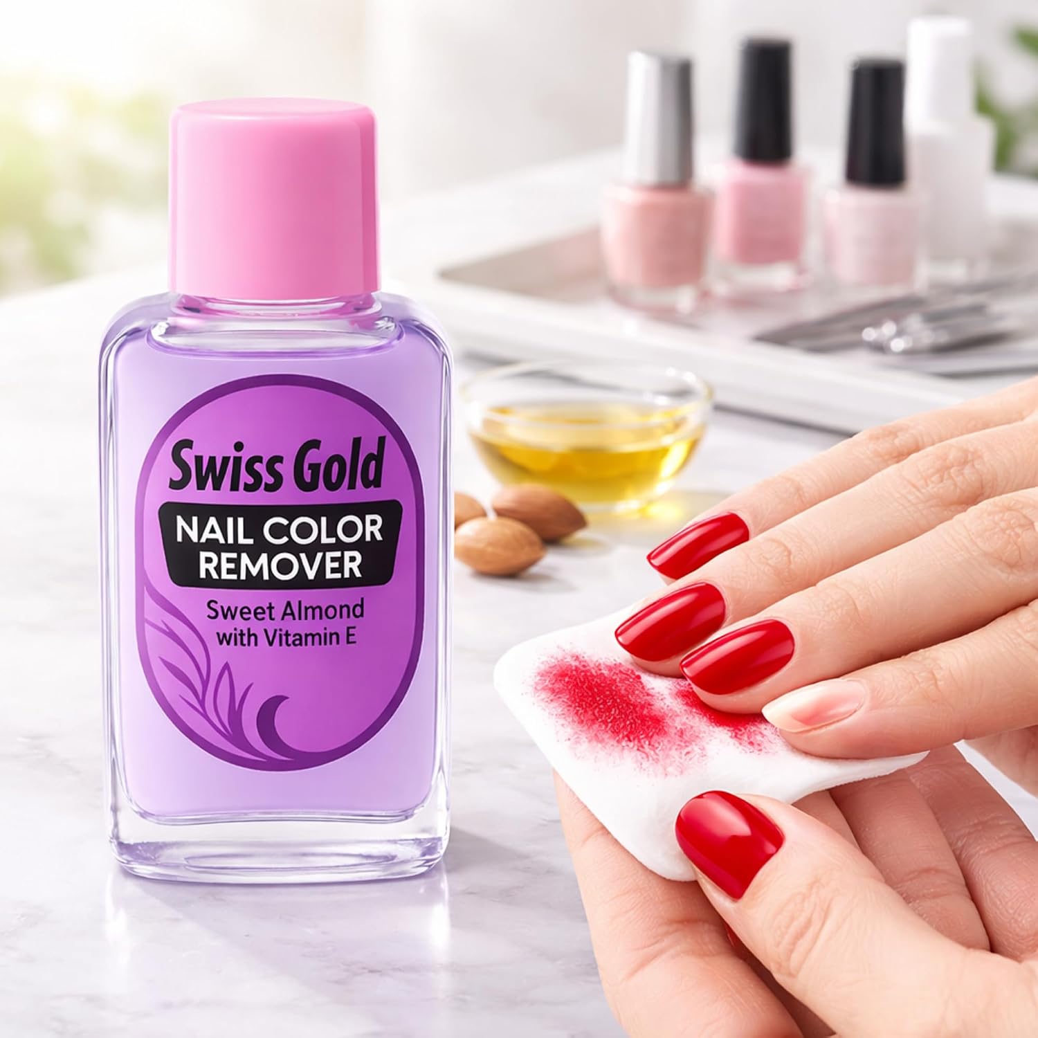 Nail Polish Remover | Quick &amp; Gentle Nail Paint Remover for Gel