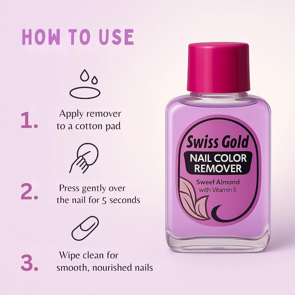 Nail Polish Remover | Quick &amp; Gentle Nail Paint Remover for Gel
