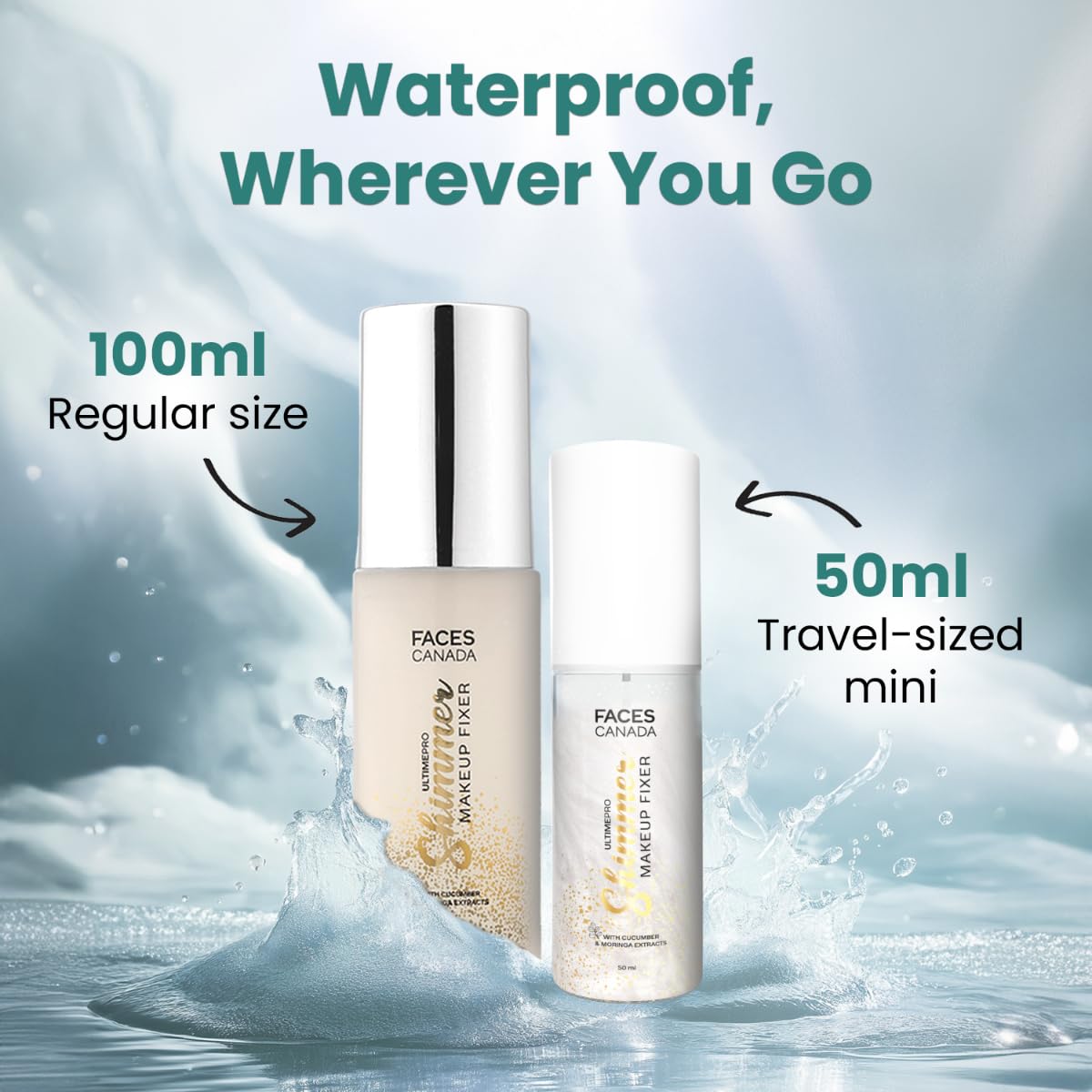 FACES CANADA Ultime Pro Shimmer Makeup Fixer, 50ml