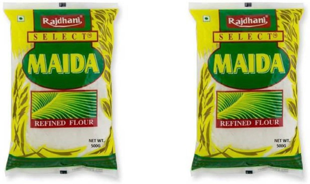 Rajdhani PREMIUM QUALITY MAIDA 500 GRAMS PACK OF 2 (1 kg, Pack of 2)