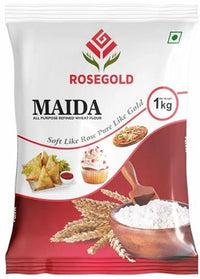 RoseGold Maida | for Baking & Cooking | Soft, Smooth & Fluffy Results (1 kg)