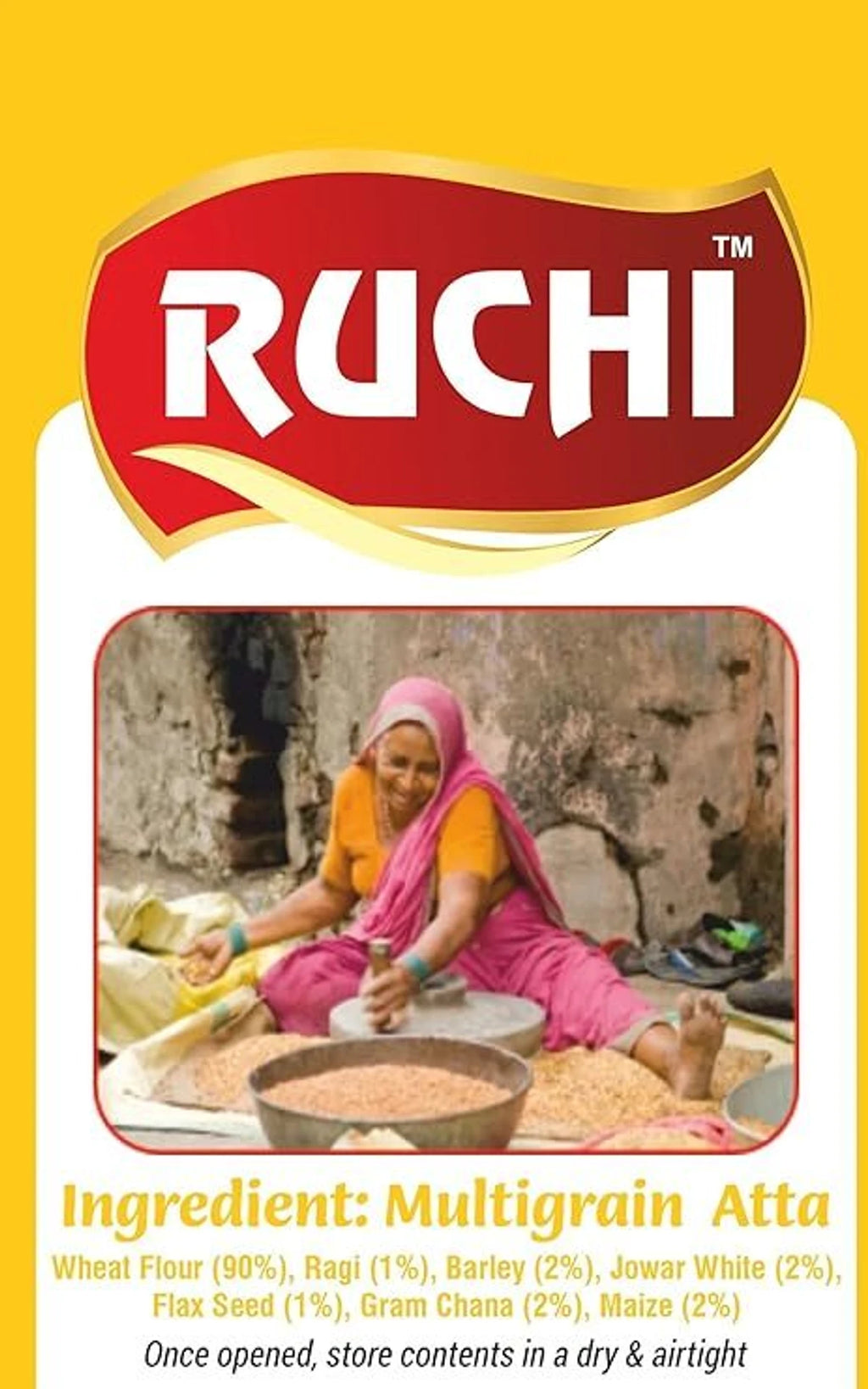 RUCHI Chakki Fresh Multigrain Flour High Fibre Nutritious Atta (10 kg)